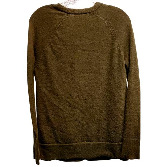 American Eagle Forest Green Button Down Cardigan With Pockets Size xs - Picture 2 of 5